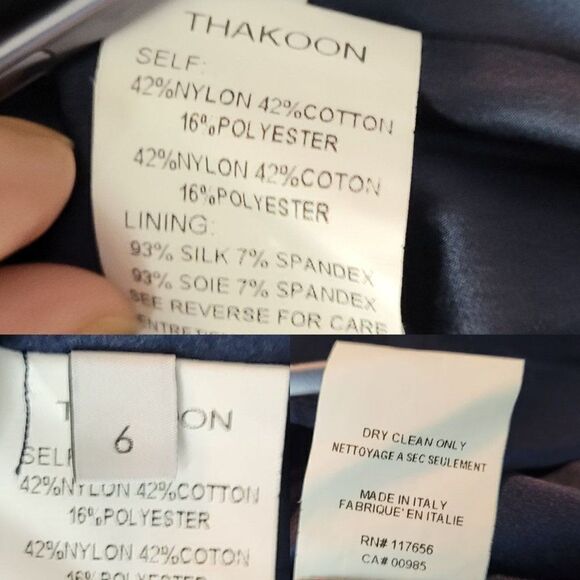 Thakoon Sleeveless Pleated Skater Mini Dress 6 Navy Geometric Polka-dot Italy - Picture 3 of 12